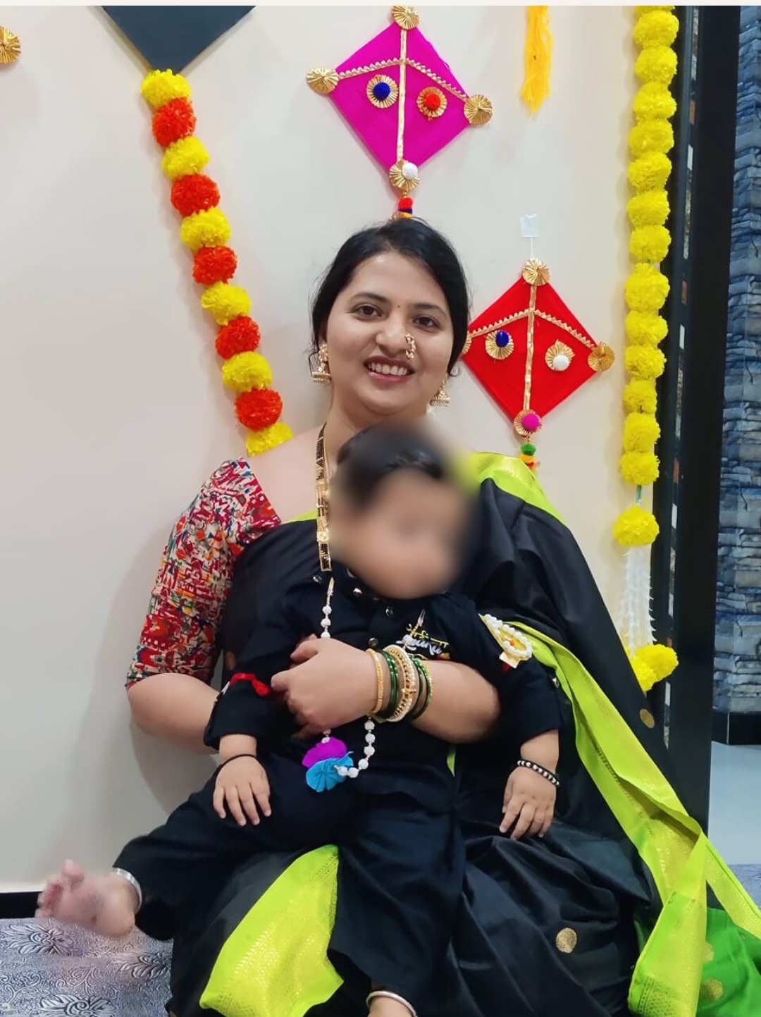 Flow 108 client with her baby